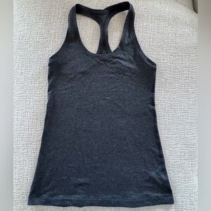 lululemon athletica Charcoal Racerback Tank Top